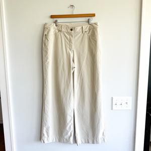 Lululemon City Sleek Utilitech Extra Wide Leg Pants Bone 32