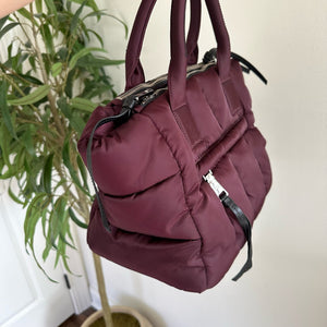 PRADA Tessuto Padded Hand Bag & Crossbody Red