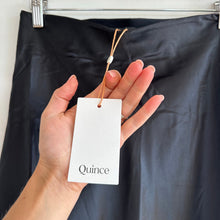 Load image into Gallery viewer, Quince Silk Blend Midi Skirt Black S NWT
