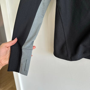 Calvin Klein Performance Honeycomb Mesh Zip Up Activewear Jacket Black S