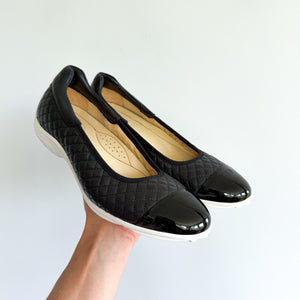 Royal Albartross Quilted Leather Low Top Slip On Golf Shoes Black 8 NEW