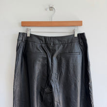 Load image into Gallery viewer, Commando Faux Leather High Rise Wide Leg Trousers Black L NWT
