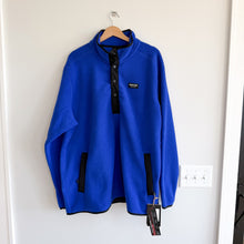 Load image into Gallery viewer, Burton Hearth Fleece Mock Neck Long Sleeve Pullover Cobalt Blue XXL NWT
