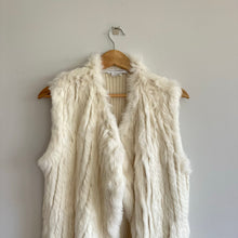 Load image into Gallery viewer, Diane Von Furstenberg Denver Rabbit Fur Cashmere Blend Sweater Vest M
