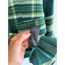 Load image into Gallery viewer, Free People Reggie Plaid Pattern Single-Breasted Casual Blazer Green XS
