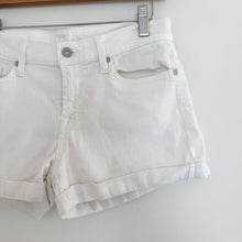 Load image into Gallery viewer, 7 For All Mankind Rolled Hem Shorts White
