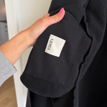 Load image into Gallery viewer, Vuori Soho Meton Open-Front MId Length Trench Coat Black XS

