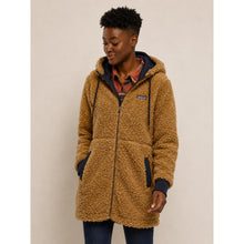 Load image into Gallery viewer, Patagonia Worn Wear Dusty Mesa Zip Up Sherpa Parka Jacket Brown M
