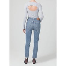 Load image into Gallery viewer, Citizens Of Humanity Jolene High Rise Button-Fly Denim Straight Jeans Blue 27
