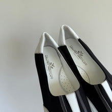 Load image into Gallery viewer, Walter Genuin Gia Colorblock Slip On Golf Comfort Shoes Black White 9.5
