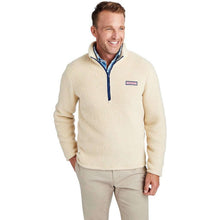 Load image into Gallery viewer, Vineyard Vines Heritage Sherpa 1/2-Zip in Camel XXS
