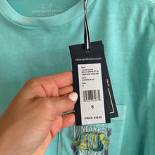 Load image into Gallery viewer, Vineyard Vines Garment Dyed Tropical Fish Graphic T-Shirt Andros Blue S NWT
