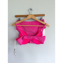 Load image into Gallery viewer, Good American Sparkle Underwired High Rise Bikini Set Pink 2 NWT

