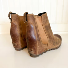 Load image into Gallery viewer, Sorel Joan of Artic Lea Wedge Ankle Chelsea Bootie
