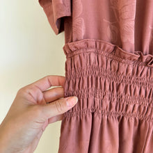 Load image into Gallery viewer, Current Air x Anthropologie Castille Wide Leg Jacquard Floral Jumpsuit Pink XS
