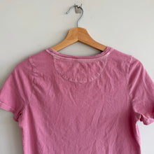 Load image into Gallery viewer, Anthropologie Flamingo Print Crew Neck Short Sleeve T-Shirt Pink S
