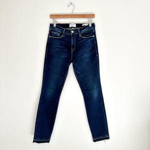 FRAME Le Skinny de Jeanne Raw Hem Jeans in Sutter 30