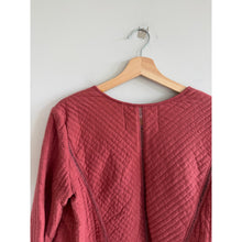 Load image into Gallery viewer, Akemi + Kin Open-Front Long Sleeve Casual Quilted Jacket Pink M
