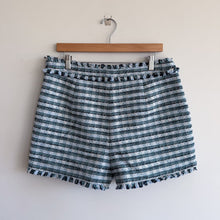 Load image into Gallery viewer, Cinq à Sept Matilda Plaid Tweed Reenee Vest Allen Shorts Matching Set Blue L NWT
