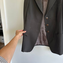 Load image into Gallery viewer, Armani Collezioni Single-Breasted Notch Lapel Blazer Brown 2
