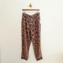 Load image into Gallery viewer, Anthropologie Tamarind Trouser High Rise Animal Print Joggers 10
