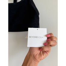 Load image into Gallery viewer, Beyond Yoga Spacedye Slim Racerback Activewear Sports Bra Black L NWT
