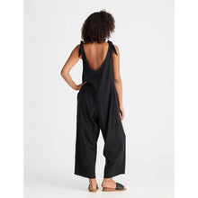 Load image into Gallery viewer, Whiteroom + Cactus Sardinia Sleeveless Tie Shoulder Strap Jumpsuit Black M NWT
