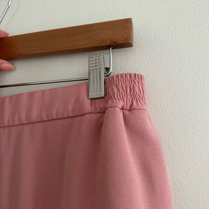 Anthropologie Mid Rise The Essential Pull On Trouser Pink S