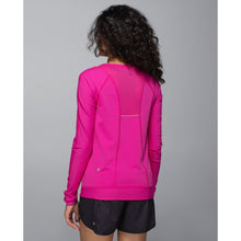 Load image into Gallery viewer, Lululemon Run For Gold Long Sleeve Activewear Top Jewelled Magenta 8 NWT
