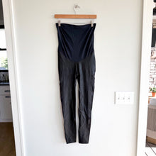 Load image into Gallery viewer, Spanx Mama Maternity Faux Leather Leggings Black L
