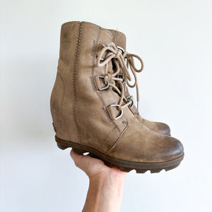 Sorel Joan of Arctic Wedge II Waterproof Lug Sole Booties 7