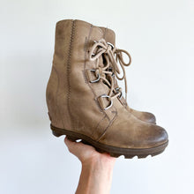 Load image into Gallery viewer, Sorel Joan of Arctic Wedge II Waterproof Lug Sole Booties 7
