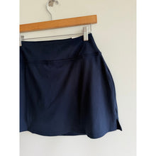 Load image into Gallery viewer, DSG Momentum High Rise Casual A-Line Mini Skort Blue S NWT
