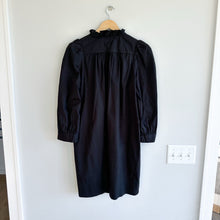 Load image into Gallery viewer, Pomander Place Claiborne 3/4 Sleeve Mini Shirt Dress Black M
