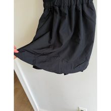 Load image into Gallery viewer, Anrabess Built-In Shorts Smocked Waist Sleeveless Tennis Mini Dress Black M NWT
