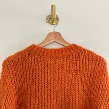 Load image into Gallery viewer, Rag &amp; Bone Merino Wool Knit Crew Neck Pullover Sweater Orange XXS
