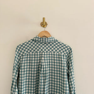 NWT Vineyard Vines Relaxed Gingham Chilmark Button Up Shirt Green/White 4