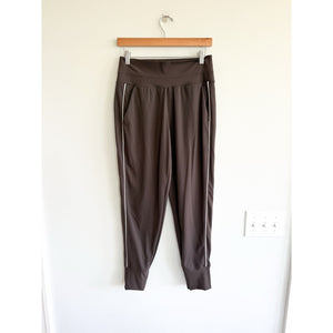 Athleta Venice High Rise Track Striped Pull On Casual Jogger Brown S