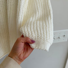 Load image into Gallery viewer, Urban Outfitters BP. Slouchy Knit Crew Neck Long Sleeve Pullover Sweater White L
