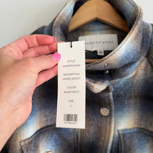 Load image into Gallery viewer, Veronica Beard Amari Belted Checked Woven Jacket Khaki Multi L NWT
