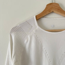 Load image into Gallery viewer, Lululemon Light Speed Long Sleeve Top White 10
