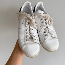Load image into Gallery viewer, Adidas Stan Smith Low Top Lace Up Leather Cas3ual Sneakers White 6.5
