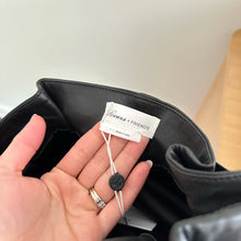 Load image into Gallery viewer, Lovers And Friends Zeal Leather High Rise Belted Paperbag Pants Black S
