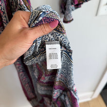 Load image into Gallery viewer, Saachi Anthropologie Wrap V-Neck Long Sleeve Maxi Kimono Cover-Up Dress OS
