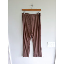 Load image into Gallery viewer, LÉGEO Heritage Celeste Wide Leg Pull On Ribbed Maternity Pants Brown 1
