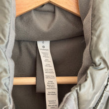 Load image into Gallery viewer, Lululemon Brace The Cold Zip Up Puffer Vest Gray Sage 6

