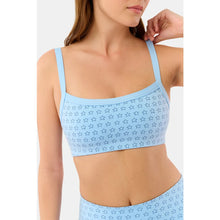 Load image into Gallery viewer, Roller Rabbit Stars Keeley Activewear Sports Bra Blue XXS
