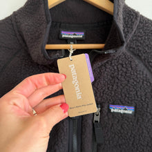 Load image into Gallery viewer, Patagonia Retro Pile Fleece Zip Up Jacket Black XXL NWT
