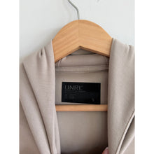 Load image into Gallery viewer, UNRL Essence Full Zip Stretch Hoodie Sweatshirt Pebble Beige S
