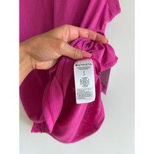 Load image into Gallery viewer, Athleta Breezy Power of She Crew Neck Activewear Tank Top Fuchsia Leaders S NWT
